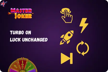 Master Joker spin speed controls turbo autoplay